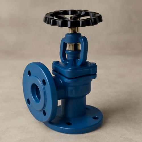 Клапан запорный сальниковый Ду40 Ру40 угловой