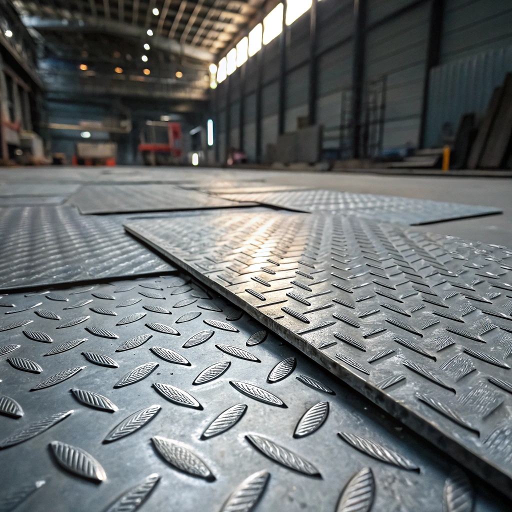 Лист стальной рифленый ромб 12х1150 мм Ст30 ГОСТ 8568-77