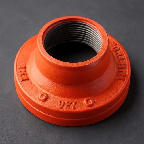 Переход концентрический под резьбу грувлок ковкий чугун ДУ 80x32 (ДН 89x42) 3x11/4