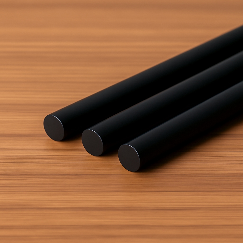 Стержень полиэтиленовый черный 225х1000 мм PE 100 ТУ 22.21.10-011-17152852-2019